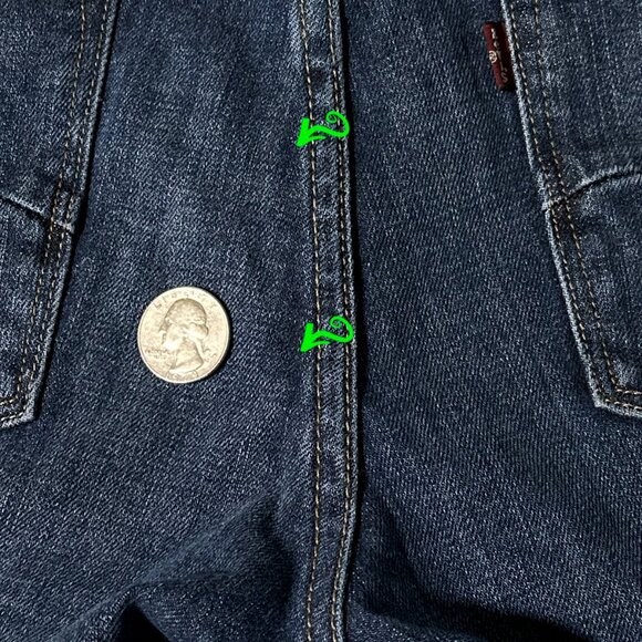 Levi's San Francisco | Demi Curve Straight Leg Jeans | Mid-Rise Denim Size 12/31 - Picture 12 of 16